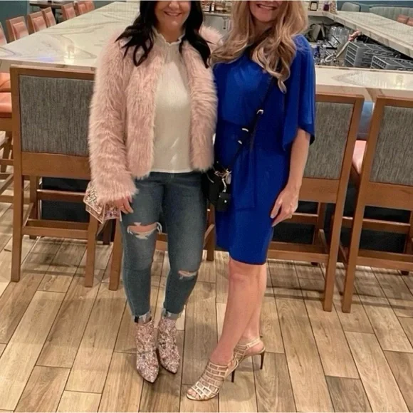 PRETTYGARDEN Pink Faux Fur Jacket - Picture 7 of 10